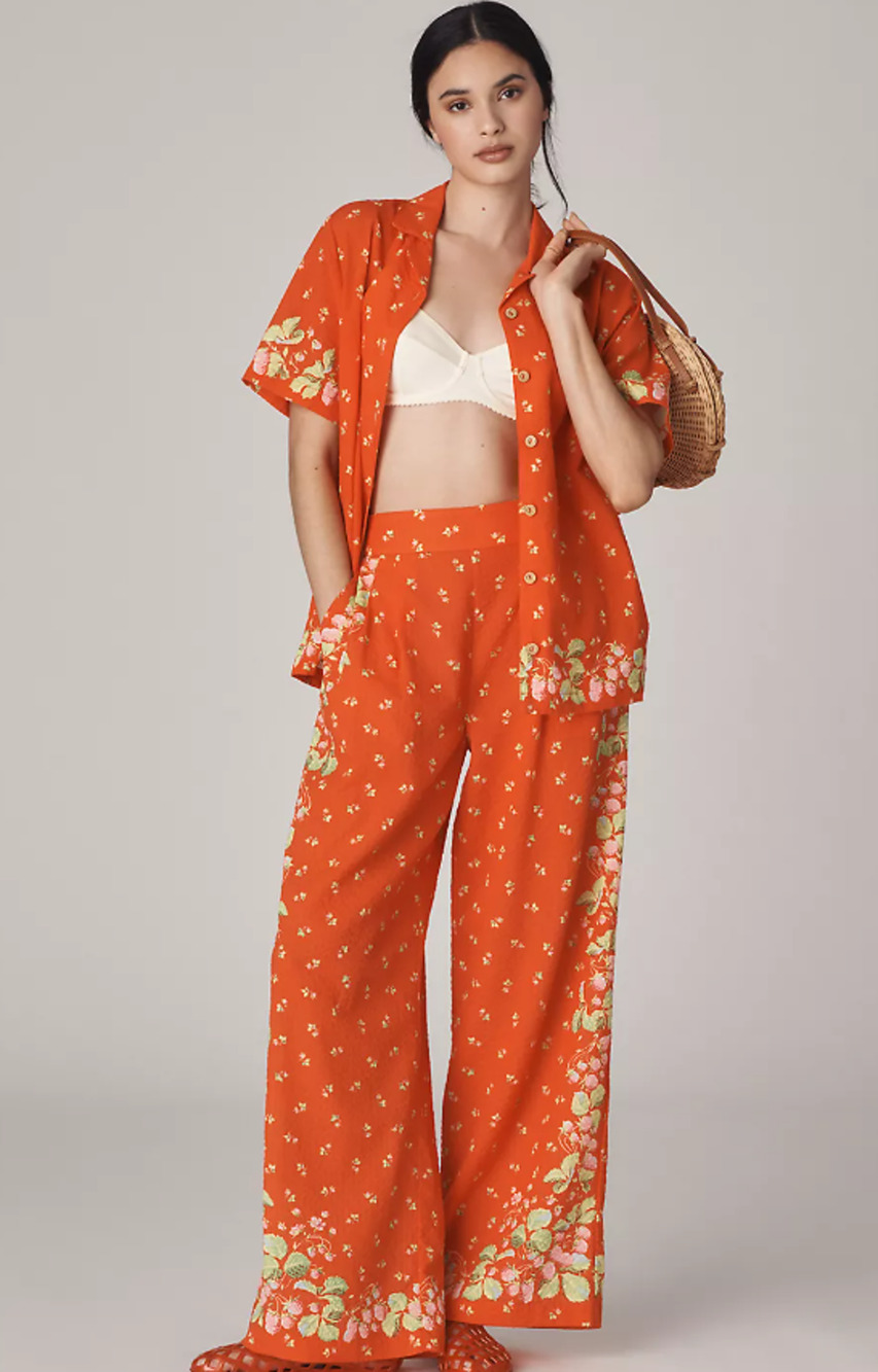 NWT Anthropologie Rachel Antonoff Wide-Leg Pants - XS